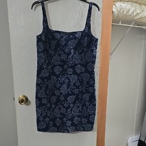 Skylar Rose NWT Floral Denim Dress